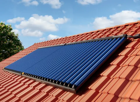 Paradigma-Solarthermie auf dem Dach